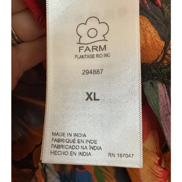 FARM Rio Colorful Floral Blouse - Picture 5 of 6